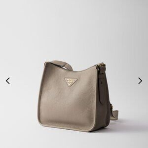 Prada vitello daino messenger crossbody